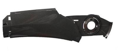 Hesling Kettingkast montagepaneel+lip nclose (2) lavagray