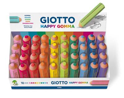 Gom Giotto Happy Gomma Multicolour 40 Onderdelen
