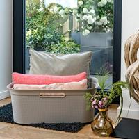 Rotho Flexibele Wasmand Brisen 41 L Cappuccino - thumbnail