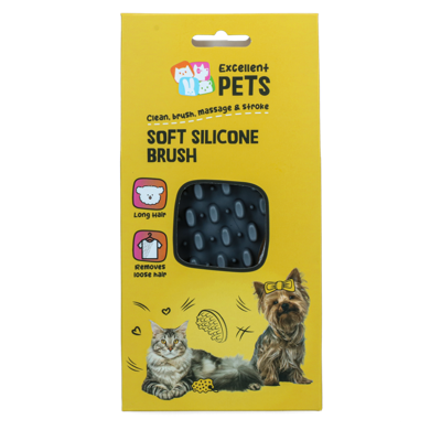 Excellent Pets Soft Silicone Brush Lang haar