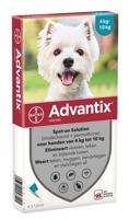 Advantix Hond 100/500 (4-10kg) Spot-on Solution Pipetten - thumbnail