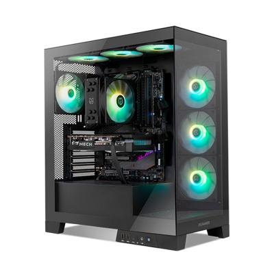 ATX Semi-toren BehuizingNox-Xtreme NXHUMMERGLOCKBK Zwart