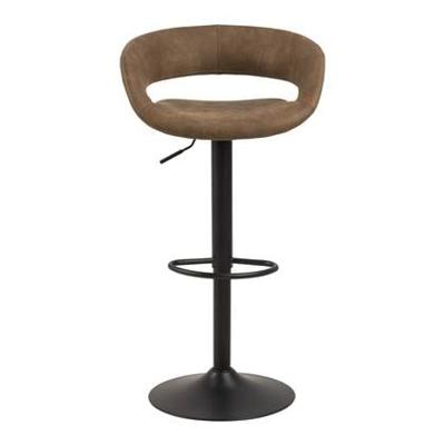 Bendt Barkruk 'Pia' (zithoogte 59-80cm), kleur Bruin