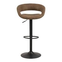 Bendt Barkruk 'Pia' (zithoogte 59-80cm), kleur Bruin - thumbnail