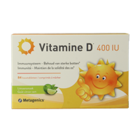 Metagenics Vitamine D 400IU 84 Kauwtabletten - thumbnail