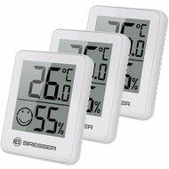 BRESSER ClimaTemp Hygro Indicator Set van 3 Thermo-/Hygrometers (wit) - thumbnail