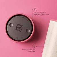 Circular&Co. Koffiebeker - circular cup - grijs/roze - 227 ml - thumbnail