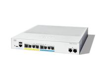 Cisco Catalyst 1300-8MGP-2X Managed Switch, 4 GE-poorten, 4 2.5GE poorten, PoE, 2 SFP+ 10GE poorten, beperkte levenslange bescherming (C1300-8MGP-2X) - thumbnail