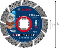 Bosch Accessories 2608900670 EXPERT MultiMaterial X-LOCK Diamanten doorslijpschijf Diameter 125 mm Boordiameter 22.23 mm Steen, Beton, Baksteen 1 stuk(s) - thumbnail
