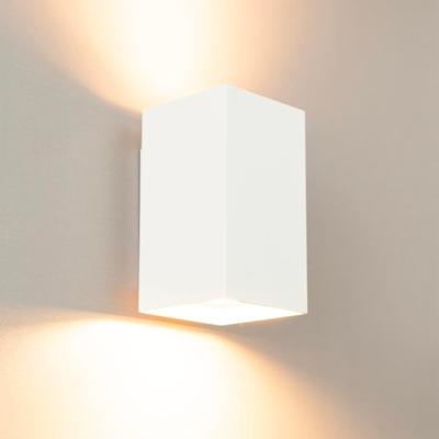 Cometa bianco by LUSENZ - Up and downlight - Rechthoekige wandlamp met mat witte coating