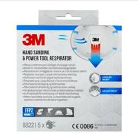 3M Cool Flow stofmasker, FFP2, met ventiel, pak van 5 stuks - thumbnail