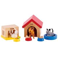 Hape poppenhuis huisdieren - thumbnail
