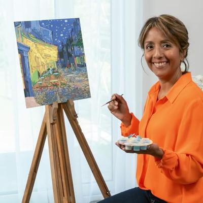 Ravensburger Creart schilderen op nummer - cafe terrace van gogh