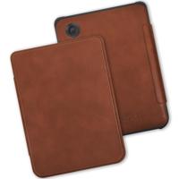 Lunso Kobo Clara BW / Clara Colour hoes (6 inch) - echt leren sleepcover - Cognac - thumbnail