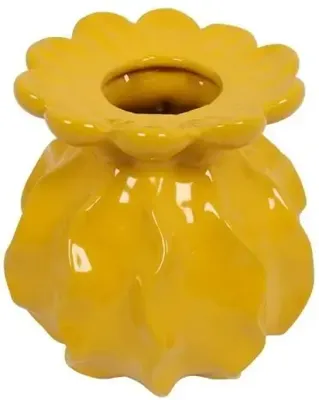 Countryfield vaas keramiek pio 12.5x14cm geel Countryfield vaas keramiek pio 12.5x14cm geel