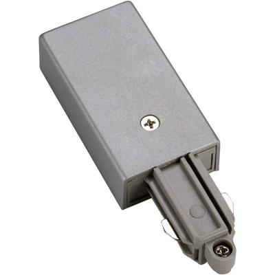SLV 1-faseSupply 2 voeding aarde rechts grijs - 143042