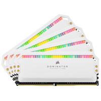 Dominator Platinum RGB White - Geheugen - DDR4 - 32 GB: 4 x 8 GB - 288-PIN - 4000 MHz - CL19 - thumbnail