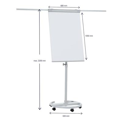 Franken Flipchartbord Easel ECO Mobile Steel F2400/N - thumbnail