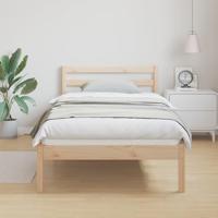 Bedframe Bruin 208.6 x 157.6 x 69.4 cm Massief grenenhout - thumbnail