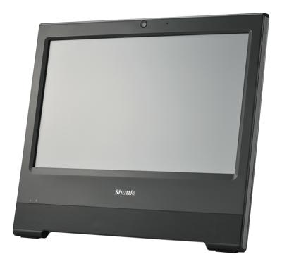 SHUTTLE All-in-One Barebone X50V9, 15,6 inch resistief touchscreen, Celeron 7305U, wifi, IP54, zonder ventilator, werking