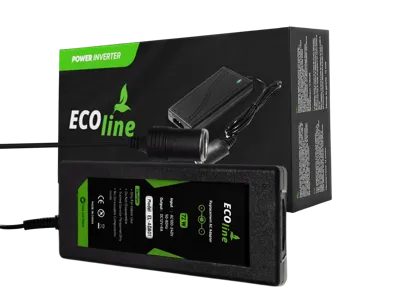 EcoLine - Adapter 230V naar 12V aansluiting 72W - Omvormer AC naar DC - voor Koelbox - zwart