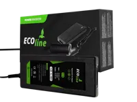 EcoLine - Adapter 230V naar 12V aansluiting 72W - Omvormer AC naar DC - voor Koelbox - zwart - thumbnail