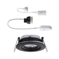 Paulmann 92460 Nova Plus LED-inbouwlamp LED GU10 Zwart (mat) - thumbnail
