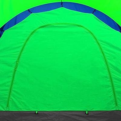 Tent 9-persoons polyester blauw en groen