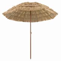 Strandparasol Bruin 206 x 209.5 cm Staal - thumbnail