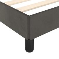 Bedframe fluweel donkergrijs 90x200 cm - thumbnail