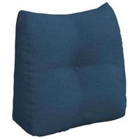 VidaXL Rugkussen blauw 45 x 24 x 50 cm stof - thumbnail