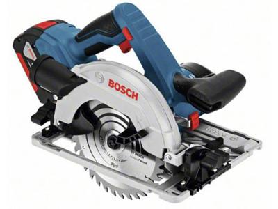 Bosch Blauw gks 18v-57 g professional accu cirkelzaag | 5.0ah li-ion | in l-boxx | met 1600mm geleiderail - 06016a2102