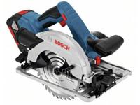 Bosch Blauw GKS 18V-57 G Professional accu cirkelzaag | 5.0Ah Li-Ion | in L-BOXX | met 1600mm Geleiderail - 06016A2102 - thumbnail