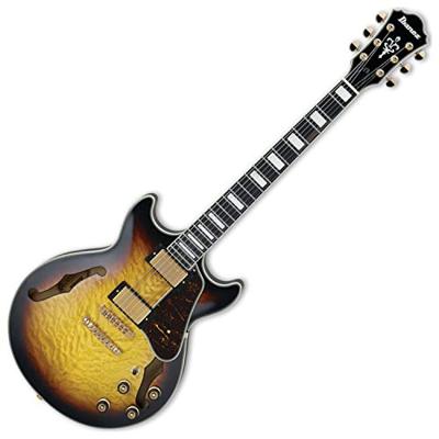 Ibanez Artcore Expressionist AF95FM Antique Yellow Sunburst semi-akoestische gitaar