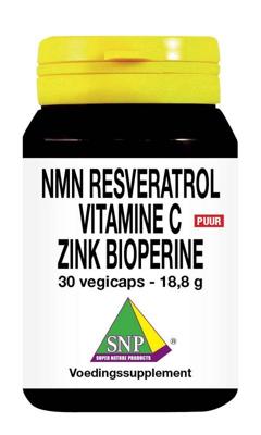 Vitamine B3 resveratrol gebufferde vitamine C zink 30 Vegetarische capsules