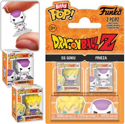 Dragon Ball Z Funko Bitty Pop! 2-Pack: Super Saiyan Goku & Frieza