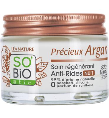 So Bio Etic Nachtcreme moisturizing anti rimpel 50 Milliliter