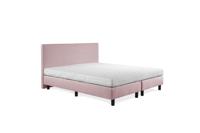 Beddenleeuw Boxspring Bed Nora - 80x200 - Incl. Hoofdbord + Matras - Oud roze - thumbnail