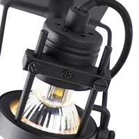 QAZQA Industriële spot zwart - Suplux - thumbnail