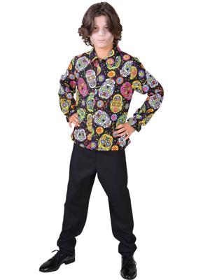 blouse Mexican skull