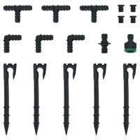 VidaXL Druppelslang 0,6&apos;&apos; 10 m rubber zwart - thumbnail