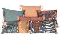 Kussen Home ESPRIT Tropisch Palmboom 50 x 15 x 30 cm - thumbnail