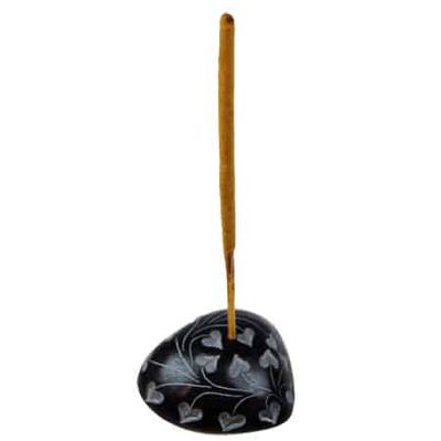 Zeepstenen Wierookbrander Harten Zwart