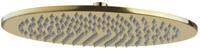 Saqu Universal hoofddouche Ø 30cm geborsteld messing - thumbnail