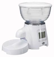 Trixie tx7 automatische voerdispenser wit - thumbnail