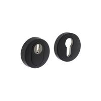 Intersteel veiligheidsrozet - met kerntrekbeveiliging - mat zwart - thumbnail