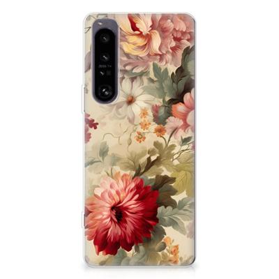 TPU Case voor Sony Xperia 1 IV Bloemen TPU Case voor Sony Xperia 1 IV Bloemen