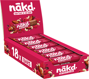 Nakd Berry Delight, reep van 35 g, pak van 18 stuks