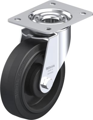 Blickle LE-POEV 160KA Zwenkwiel Wieldiameter: 160 mm Draagvermogen (max.): 300 kg 1 stuk(s)