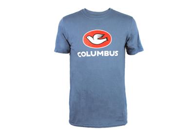 Cinelli Columbus Steel T-shirt Blauw Cinelli Columbus Steel T-shirt Blauw